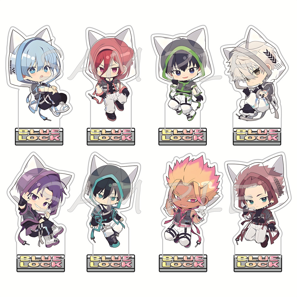Anime Merchandise Hoodie - Blue Lock 10cm Acryl Standfiguren Kat