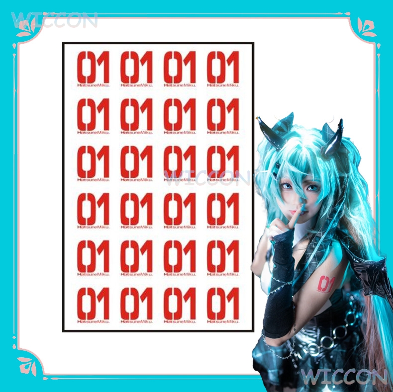 Anime Merchandise Women - Mata/Tattoo Sticker Arm Waterdicht Tijdelijk Mikuku