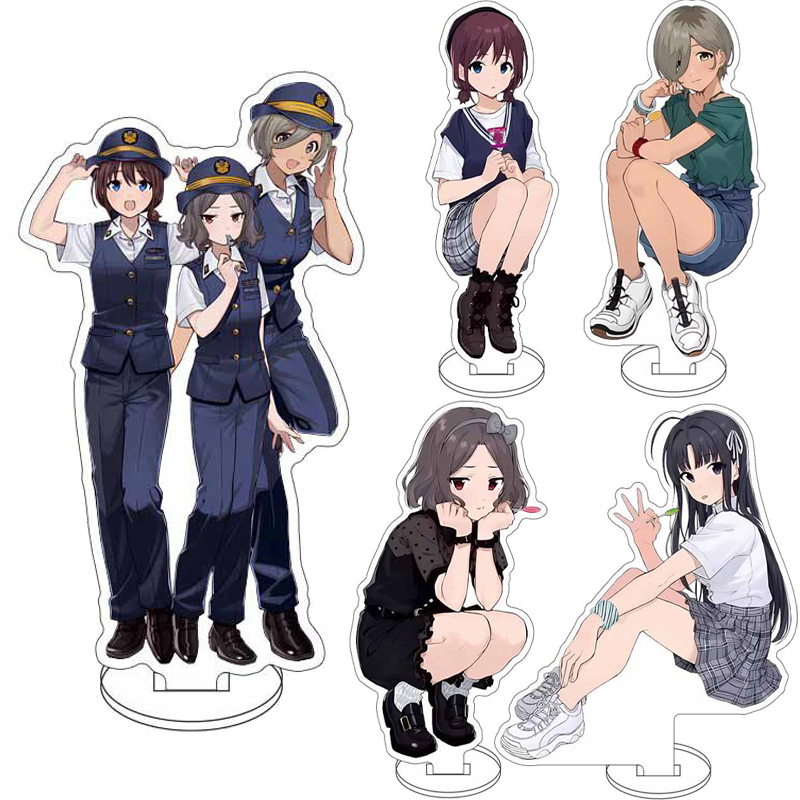 Acrylic Stand Figure - 16CM Anime MEISJESBAND CRY Diamantstof Figuur