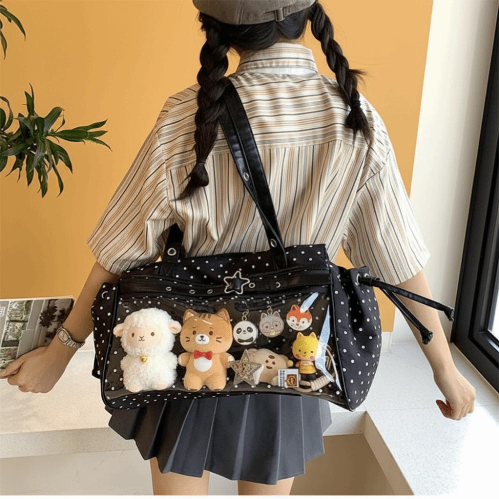 Harajuku Polka Dot Itabag Y2K  - Anime Merchandise Women recensie en prijs