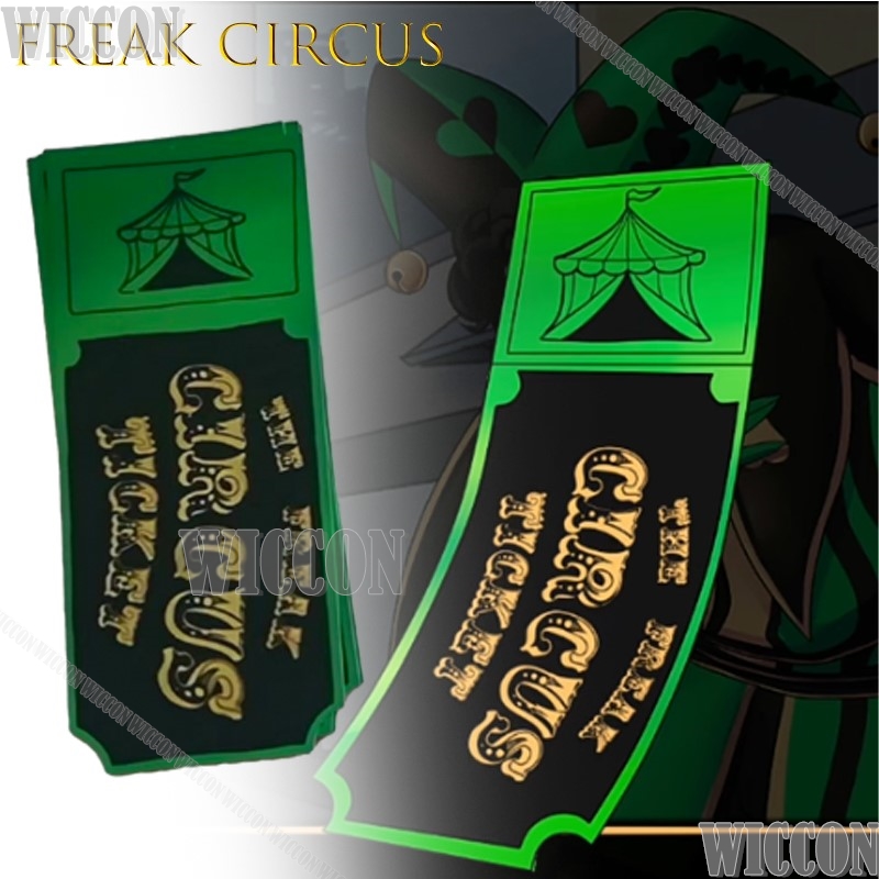 Freak Circus Ticket Card Rood  - Anime Merchandise Women recensie en prijs