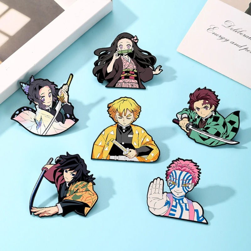 6pcs Demon Slayer Kimetsu Geen - Anime Merchandise Bag recensie en prijs