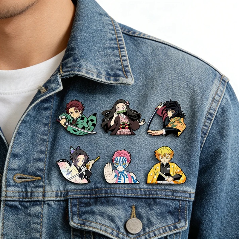6pcs Demon Slayer Kimetsu Geen - Anime Merchandise Bag recensie en prijs