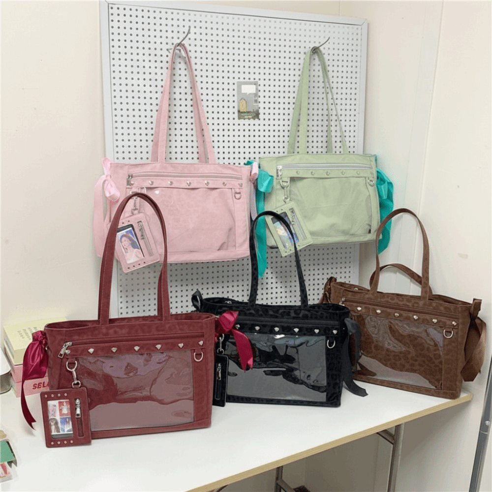 Harajuku Bow Rivet Itabag Y2K  - Anime Merchandise Women recensie en prijs