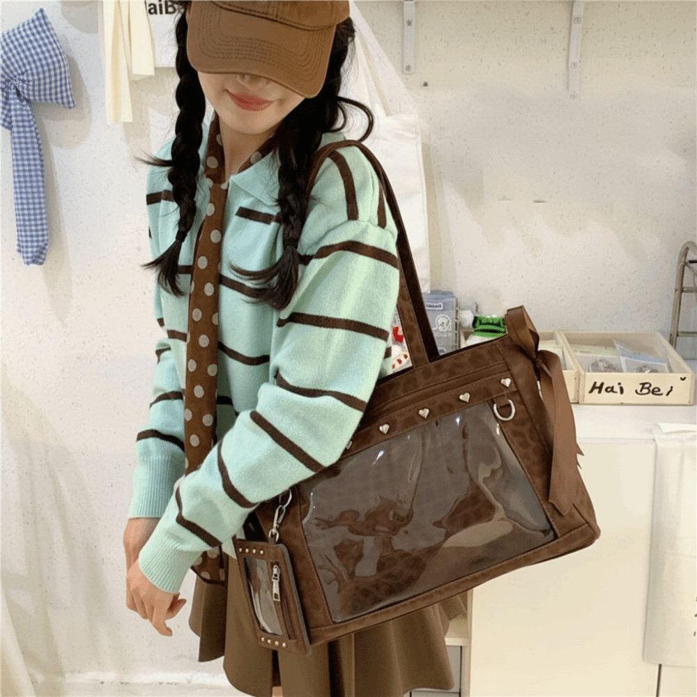 Harajuku Bow Rivet Itabag Y2K  - Anime Merchandise Women recensie en prijs