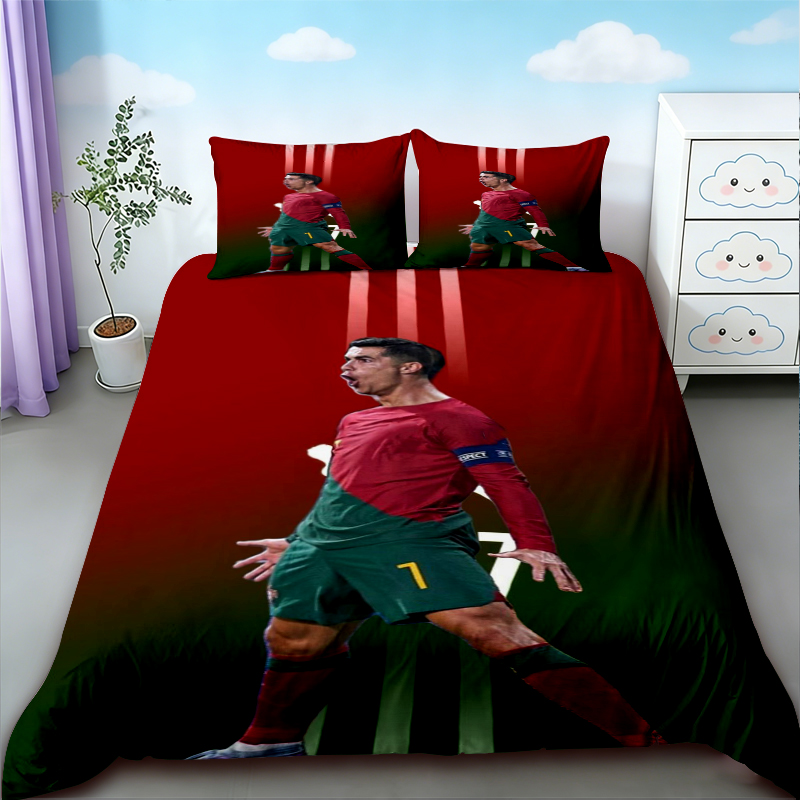 Cristiano Ronaldo dekbedovertr - Anime Merchandise Demon Slayer recensie en prijs
